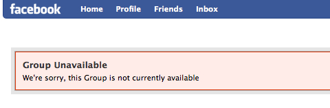facebook-group-unavailable